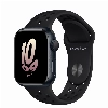 Умные часы Apple Watch Series 8 41 мм Midnight Aluminum Case with Black/Black Nike Sport Band, размер S/M
